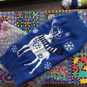 Dog Sweater- Reindeer- Brand New- Size Small